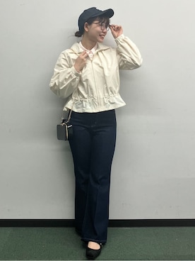 「index（インデックス）のアイテム（ブルゾン）」を使った、MAYUKIさん（レディース・156cm）の冬コーディネート