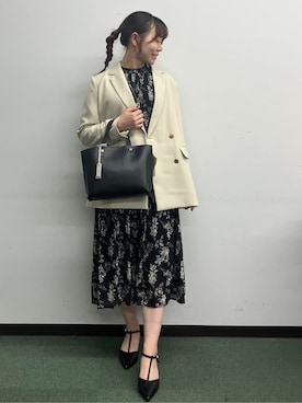 「Rubyrivet（ルビーリベット）のアイテム」を使った、MAYUKIさん（レディース・156cm）の冬コーディネート