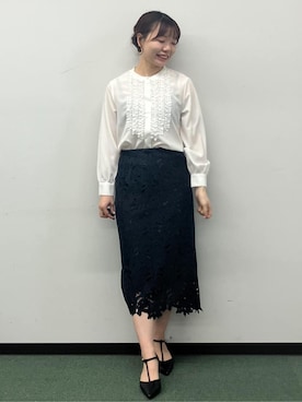 「index（インデックス）のアイテム（トップス）」を使った、MAYUKIさん（レディース・156cm）の冬コーディネート