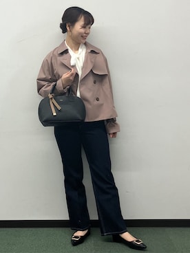 「index（インデックス）のアイテム（バッグ）」を使った、MAYUKIさん（レディース・156cm）の冬コーディネート