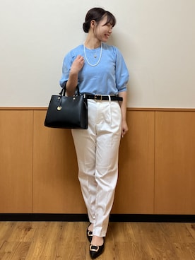 「index（インデックス）のアイテム（バッグ）」を使った、MAYUKIさん（レディース・156cm）の春コーディネート