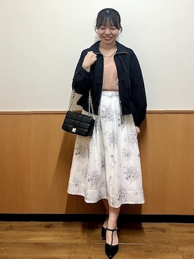 「index（インデックス）のアイテム（バッグ）」を使った、MAYUKIさん（レディース・156cm）の春コーディネート