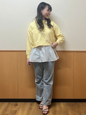 「SOUP（スープ）のアイテム」を使った、MAYUKIさん（レディース・156cm）の春コーディネート