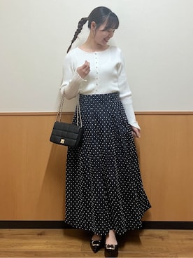 「index（インデックス）のアイテム（バッグ）」を使った、MAYUKIさん（レディース・156cm）の春コーディネート
