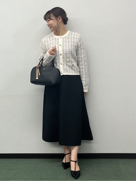 「index（インデックス）のアイテム（バッグ）」を使った、MAYUKIさん（レディース・156cm）の冬コーディネート