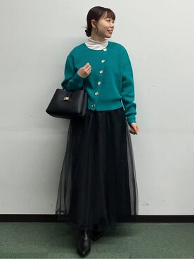 MAYUKIさん（レディース・156cm）の冬コーディネート