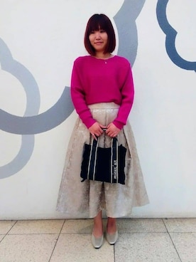 「ITS'DEMO（イッツデモ）のアイテム」を使った、ちびすけさん（レディース・152cm）の冬コーディネート