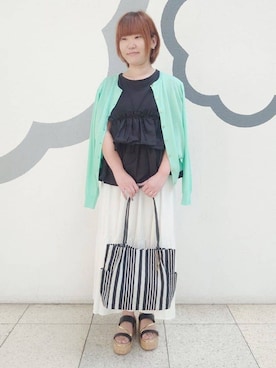 「ITS'DEMO（イッツデモ）のアイテム」を使った、ちびすけさん（レディース・152cm）の夏コーディネート