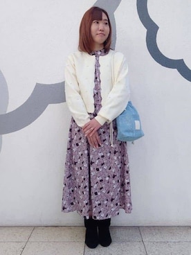 「ITS'DEMO（イッツデモ）のアイテム」を使った、ちびすけさん（レディース・152cm）の冬コーディネート