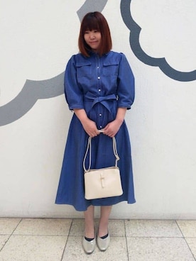 「SOUP（スープ）のアイテム」を使った、ちびすけさん（レディース・152cm）の春コーディネート