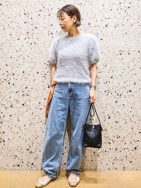 「index（インデックス）のアイテム」を使った、yoshimiさん（レディース・153cm）の夏コーディネート