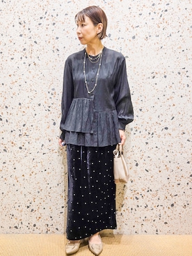 「OPAQUE.CLIP（オペークドットクリップ）のアイテム」を使った、yoshimiさん（レディース・153cm）の夏コーディネート