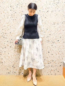 「index（インデックス）のアイテム（バッグ）」を使った、yoshimiさん（レディース・153cm）の春コーディネート