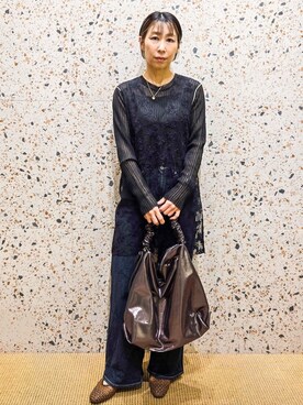 yoshimiさん(レディース・153cm)の冬コーディネート