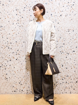 「index（インデックス）のアイテム」を使った、yoshimiさん（レディース・153cm）の秋コーディネート