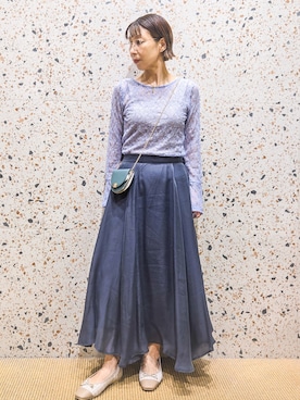 「index（インデックス）のアイテム」を使った、yoshimiさん（レディース・153cm）の夏コーディネート
