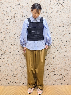 「SOUP（スープ）のアイテム」を使った、yoshimiさん（レディース・153cm）の春コーディネート