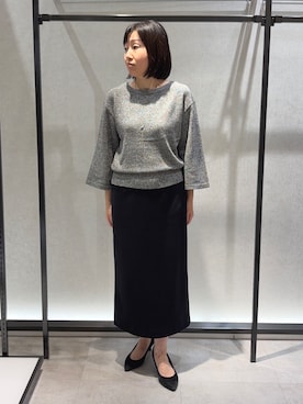 「UNTITLED（アンタイトル）のアイテム（アクセサリー）」を使った、わたなべさん（レディース・157cm）の秋コーディネート