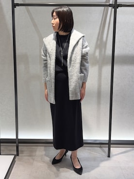 「UNTITLED（アンタイトル）のアイテム（アクセサリー）」を使った、わたなべさん（レディース・157cm）の秋コーディネート