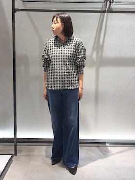 「UNTITLED（アンタイトル）のアイテム」を使った、わたなべさん（レディース・157cm）の夏コーディネート