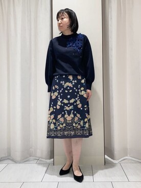 わたなべさん(レディース・157cm)の秋コーディネート