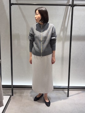 「UNTITLED（アンタイトル）のアイテム」を使った、わたなべさん（レディース・157cm）の秋コーディネート
