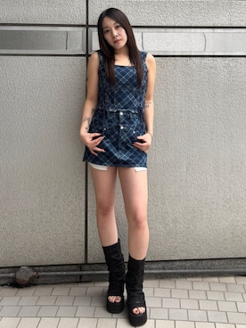 山本亜理沙さん(レディース・157cm)の春コーディネート