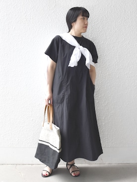 「TARANGO（タランゴ）のアイテム」を使った、星井さん（レディース・159cm）の夏コーディネート