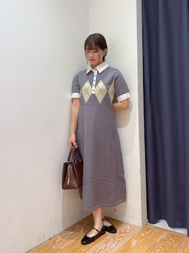 「NATURAL BEAUTY BASIC（ナチュラルビューティーベーシック）のアイテム」を使った、rikoさん（レディース・151cm）の夏コーディネート
