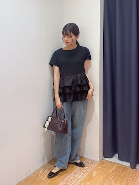 「NATURAL BEAUTY BASIC（ナチュラルビューティーベーシック）のアイテム」を使った、rkrk1020さん（レディース・151cm）の夏コーディネート