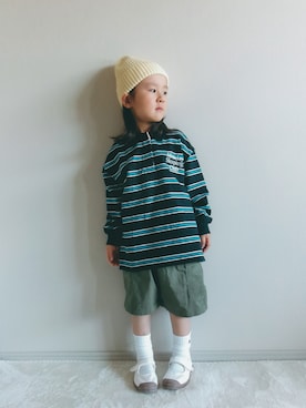 「Cienta（シエンタ）のアイテム」を使った、つーとひーさん（キッズ・110cm）の春コーディネート