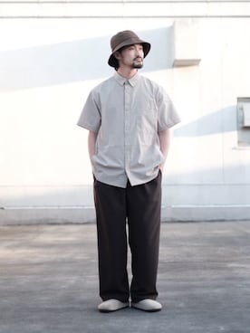 「Snow Peak（スノーピーク）のアイテム」を使った、Snow Peak_officialさん（メンズ・170cm）の夏コーディネート