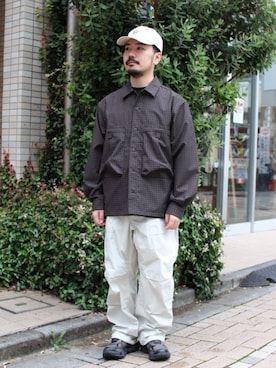 Snow Peak_officialさん（メンズ・166cm）の夏コーディネート