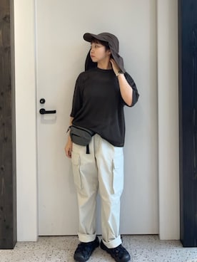 「Snow Peak（スノーピーク）のアイテム」を使った、Snow Peak_officialさん（レディース・154cm）の夏コーディネート