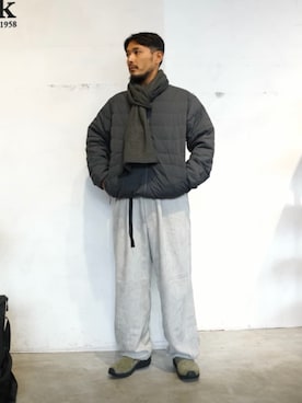 「ダウン」｜Snow Peak_officialさん（メンズ・174cm）の秋コーディネート