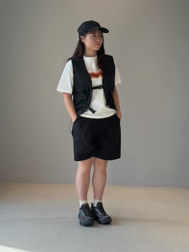 Snow Peak_officialさん（レディース・160cm）の夏コーディネート