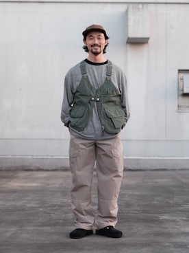 「Snow Peak（スノーピーク）のアイテム」を使った、Snow Peak_officialさん（メンズ・170cm）の夏コーディネート