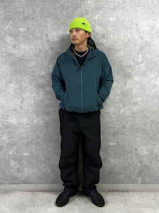 「Snow Peak(スノーピーク)のSnow Peak / Breathable Insulated Jacket 通気性 断熱ジャケット(ブルゾン)」を使った、Snow Peak_officialさん(メンズ・161cm)の秋コーディネート