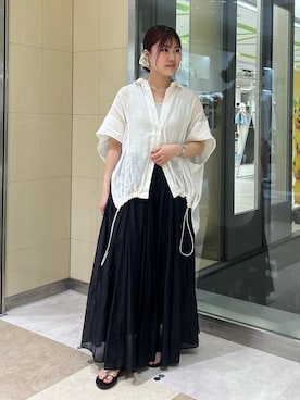 「DouDou（ドゥドゥ）のアイテム（アクセサリー）」を使った、doudounanokaさん（レディース・153cm）の夏コーディネート