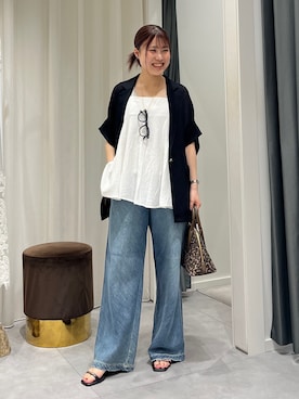 「DouDou（ドゥドゥ）のアイテム（アクセサリー）」を使った、doudounanokaさん（レディース・153cm）の夏コーディネート