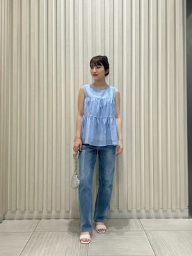 「アイテム（チャーム）」を使った、himenbbさん（レディース・156cm）の夏コーディネート