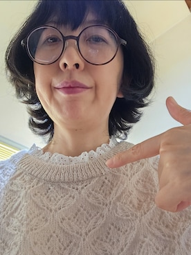 「アイテム（トップス）」を使った、52さん（レディース・160cm・50代）の秋コーディネート