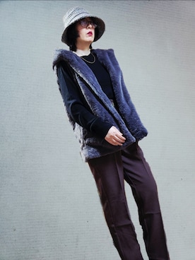 「アイテム（パンツ）」を使った、52さん（レディース・160cm・50代）の秋コーディネート