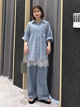 「LEPSIM（レプシィム）のアイテム」を使った、rikaさん（レディース・164cm）の春コーディネート