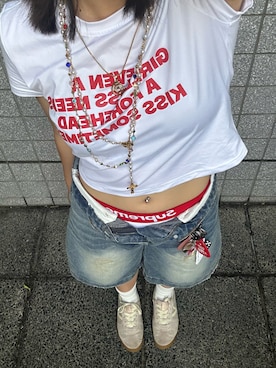 「アイテム（ボクサーパンツ）」を使った、avocadoooooooさん（レディース・153cm）の秋コーディネート