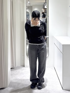 「FREE'S MART（フリーズマート）のアイテム（パンツ）」を使った、yooo0onさん（レディース・164cm）の秋コーディネート