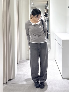 「FREE'S MART（フリーズマート）のアイテム（パンツ）」を使った、yooo0onさん（レディース・164cm）の秋コーディネート