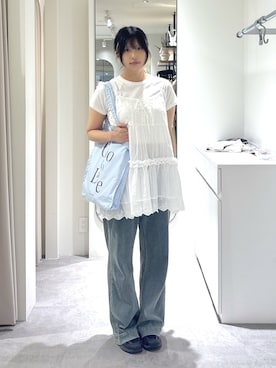 「FREE'S MART（フリーズマート）のアイテム」を使った、yooo0onさん（レディース・164cm）の春コーディネート