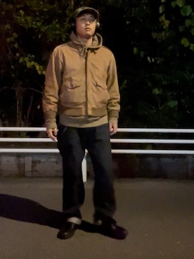 「ZOZO（ゾゾ）のアイテム」を使った、kznrisdkさん（メンズ・173cm）の冬コーディネート