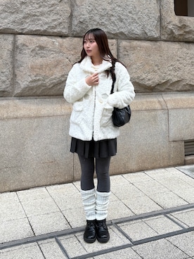 「アイテム（バッグ）」を使った、natsuki⭐︎さん（レディース・158cm）の冬コーディネート